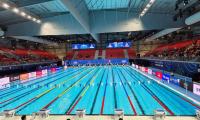 Schwimmhalle von Innen