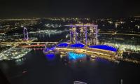 Marina bei Nacht