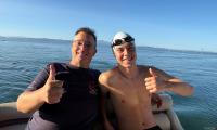 Okar und Oliver vor dem Start
